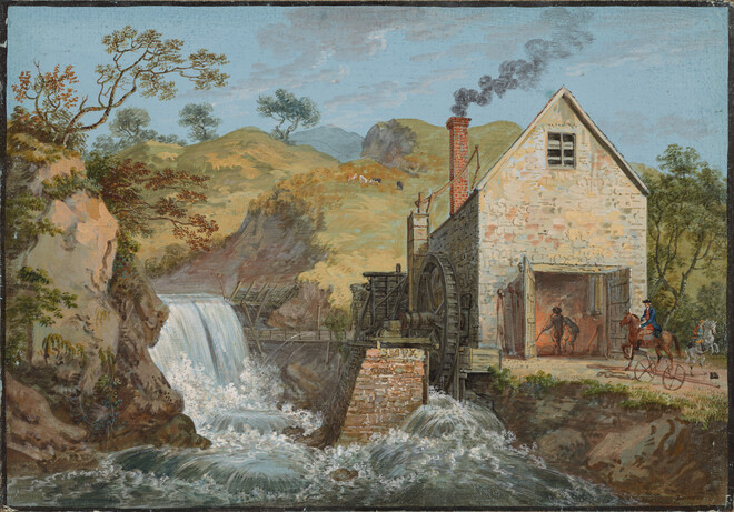 The iron forge (incorrectly titled Aber Glaslyn in the county of Merioneth)